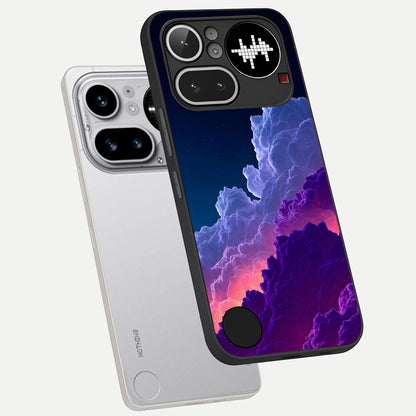  Dreamy Cloud Skies phone case For Nothing Phone 4A Pro showing premium glass back cover with detailed artwork