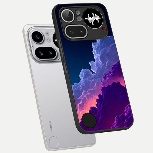  Dreamy Cloud Skies phone case For Nothing Phone 4A Pro showing premium glass back cover with detailed artwork