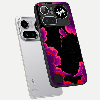  Galaxy Dream Frame phone case For Nothing Phone 4A Pro showing premium glass back cover with detailed artwork