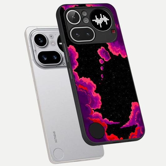  Galaxy Dream Frame phone case For Nothing Phone 4A Pro showing premium glass back cover with detailed artwork