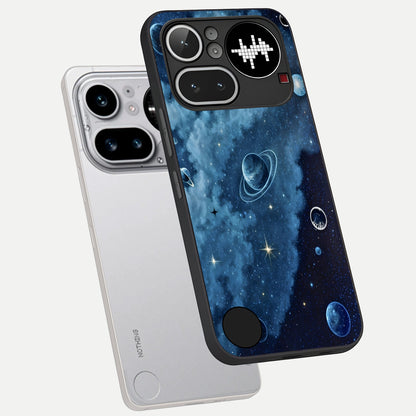  Galaxy Dream Space phone case For Nothing Phone 4A Pro showing premium glass back cover with detailed artwork