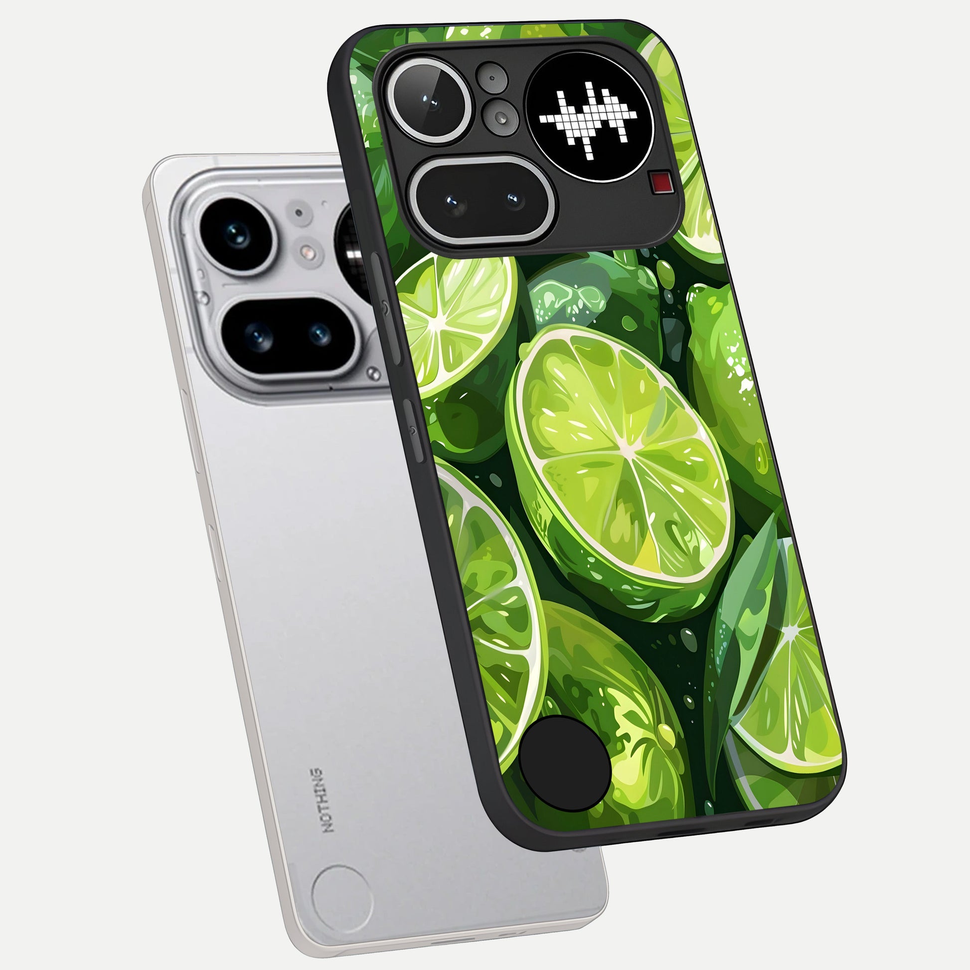  Green Kawasaki phone case For Nothing Phone 4A Pro showing premium glass back cover with detailed artwork