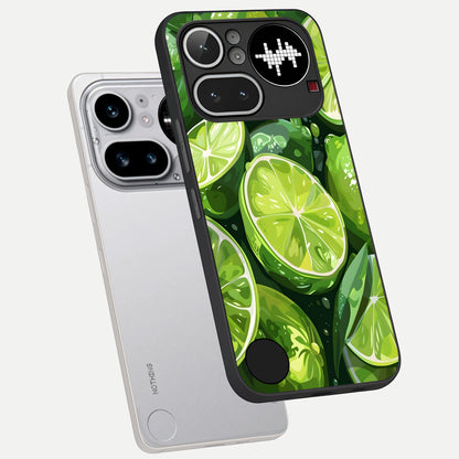  Green Kawasaki phone case For Nothing Phone 4A Pro showing premium glass back cover with detailed artwork