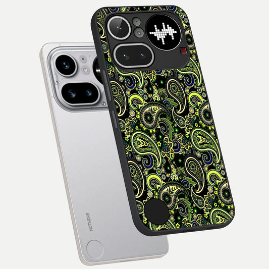  Green Lemon phone case For Nothing Phone 4A Pro showing premium glass back cover with detailed artwork