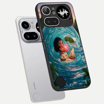  Heart of Ocean phone case For Nothing Phone 4A Pro showing premium glass back cover with detailed artwork