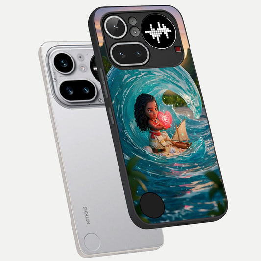 Heart of Ocean phone case For Nothing Phone 4A Pro showing premium glass back cover with detailed artwork