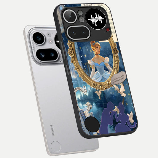  Midnight Queen phone case For Nothing Phone 4A Pro showing premium glass back cover with detailed artwork