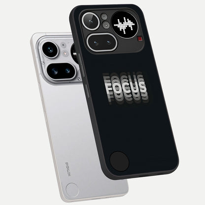  Mono Focus Vision phone case For Nothing Phone 4A Pro showing premium glass back cover with detailed artwork