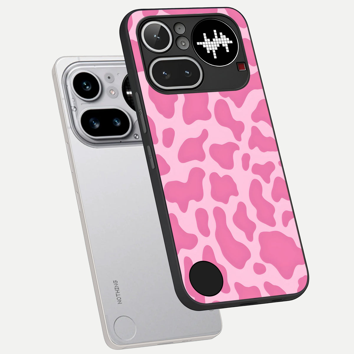  Pinkish Scenery phone case For Nothing Phone 4A Pro showing premium glass back cover with detailed artwork
