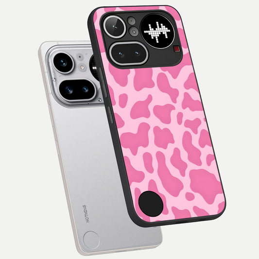  Pinkish Scenery phone case For Nothing Phone 4A Pro showing premium glass back cover with detailed artwork