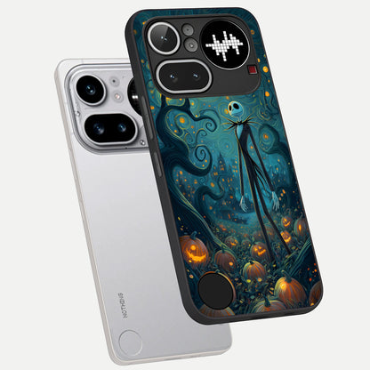  Pumpkin Moonlight Tale phone case For Nothing Phone 4A Pro showing premium glass back cover with detailed artwork