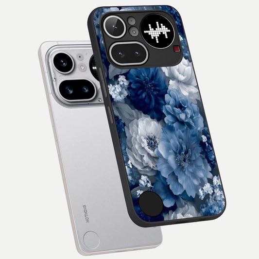  Royal Bloom Garden phone case For Nothing Phone 4A Pro showing premium glass back cover with detailed artwork