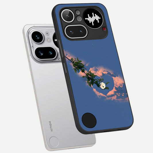  Sky Under Tree phone case For Nothing Phone 4A Pro showing premium glass back cover with detailed artwork