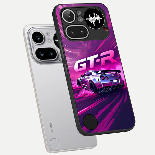  Speed Drift Legend phone case For Nothing Phone 4A Pro showing premium glass back cover with detailed artwork
