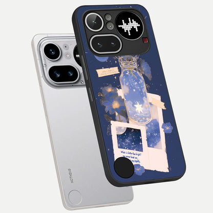  Starlit Cosmic Jar phone case For Nothing Phone 4A Pro showing premium glass back cover with detailed artwork
