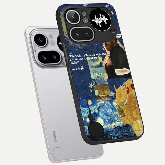  Starry Dream Vision phone case For Nothing Phone 4A Pro showing premium glass back cover with detailed artwork