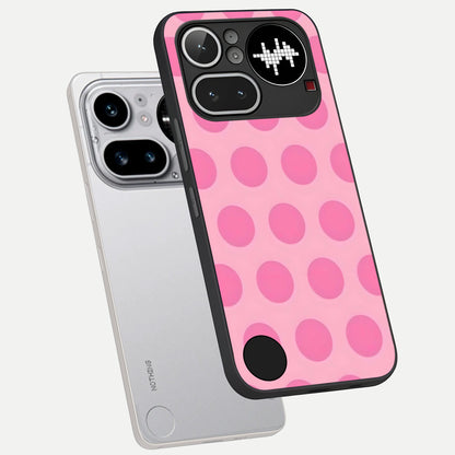  Sweet Dot Dreams phone case For Nothing Phone 4A Pro showing premium glass back cover with detailed artwork