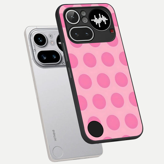  Sweet Dot Dreams phone case For Nothing Phone 4A Pro showing premium glass back cover with detailed artwork