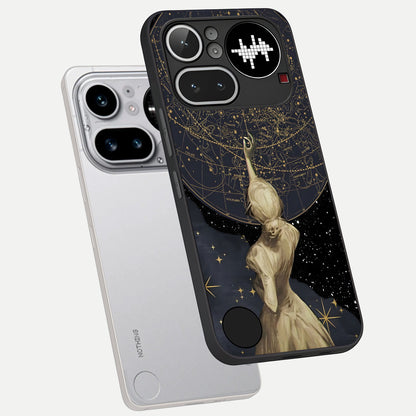  Taylor Swift Girl phone case For Nothing Phone 4A Pro showing premium glass back cover with detailed artwork