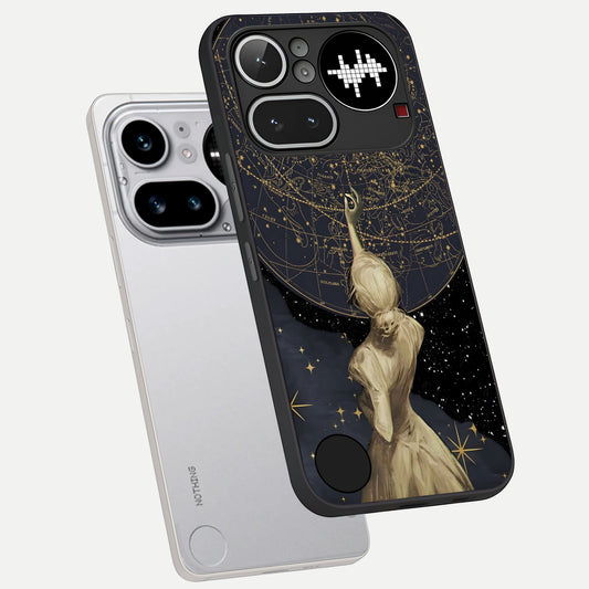  Taylor Swift Girl phone case For Nothing Phone 4A Pro showing premium glass back cover with detailed artwork
