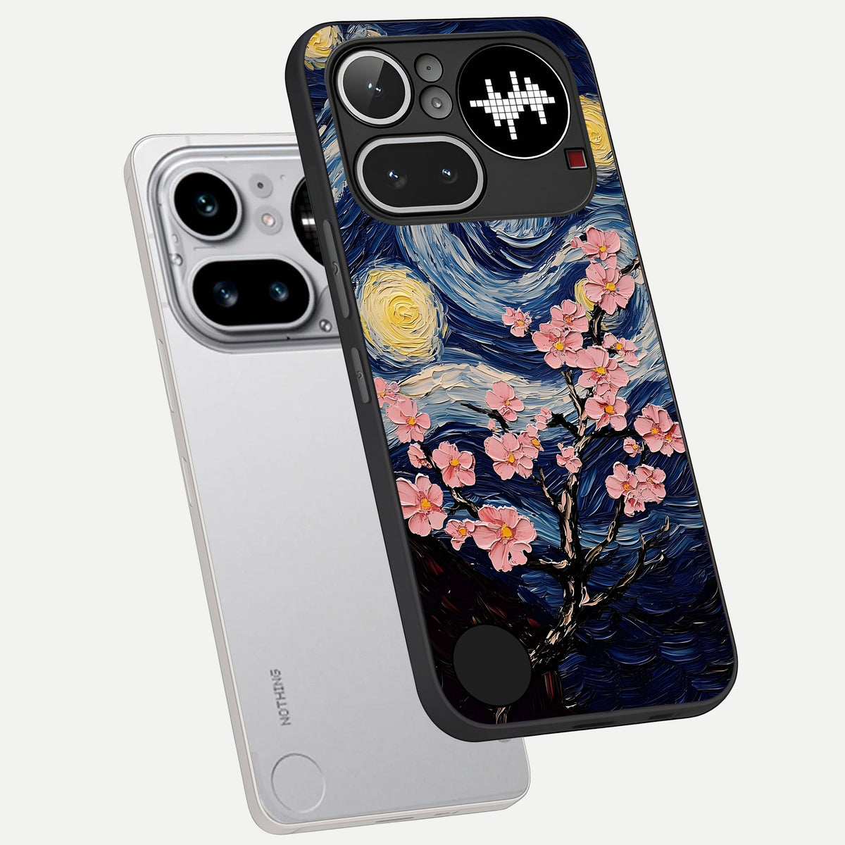  Van Gogh Scenery phone case For Nothing Phone 4A Pro showing premium glass back cover with detailed artwork