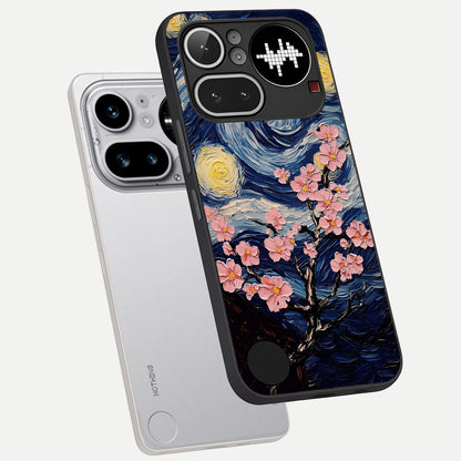  Van Gogh Scenery phone case For Nothing Phone 4A Pro showing premium glass back cover with detailed artwork