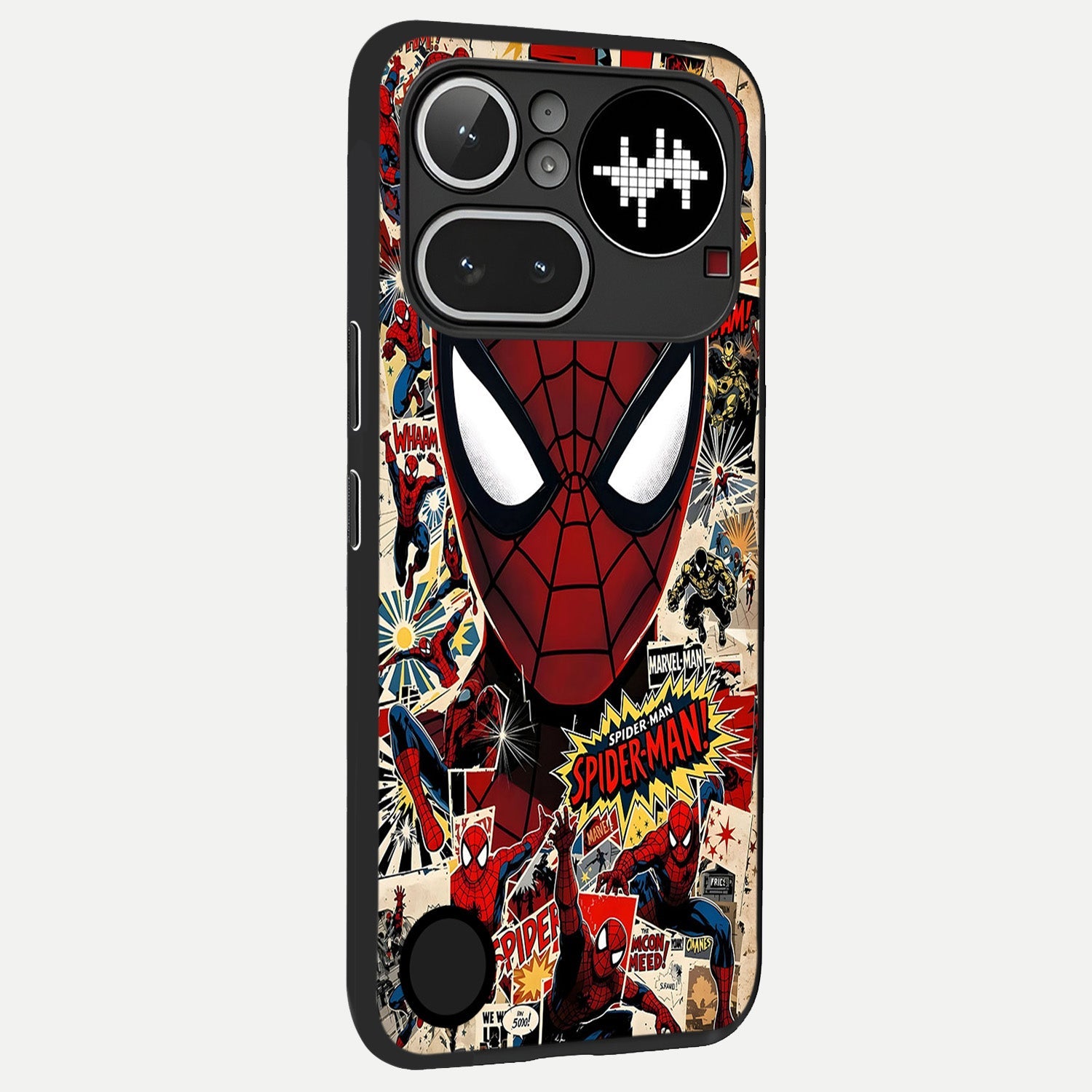  Aesthetic Wonder Spider back cover For Nothing Phone 4A Pro slim fit glass case with vibrant aesthetic design