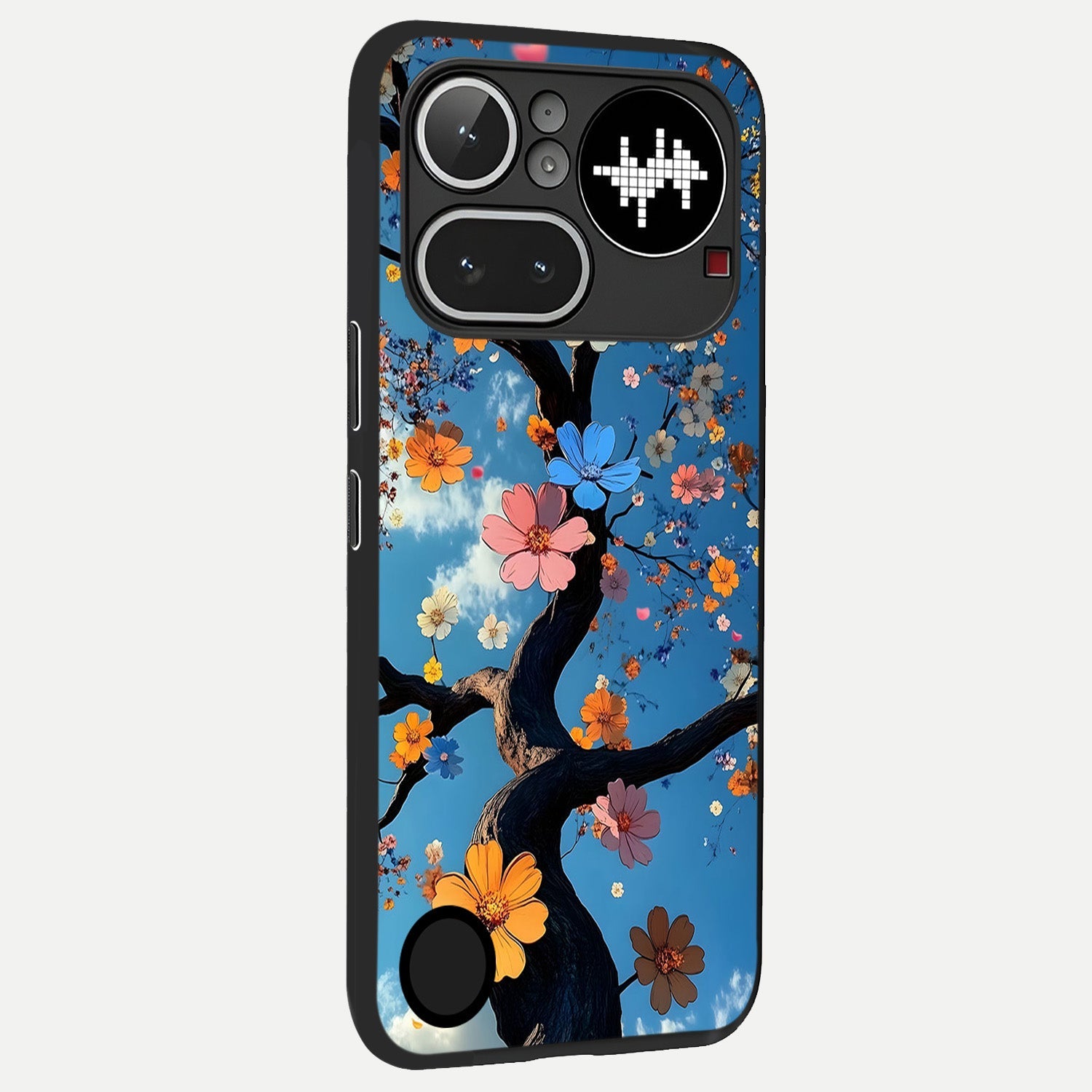  Blossom Dream Sky back cover For Nothing Phone 4A Pro slim fit glass case with vibrant aesthetic design