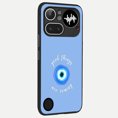  Bright Future Ahead back cover For Nothing Phone 4A Pro slim fit glass case with vibrant aesthetic design