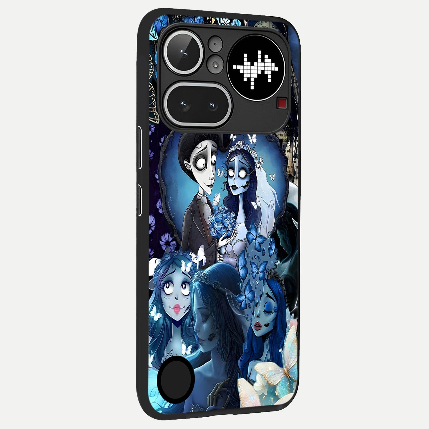  Butterfly Ghost Soul back cover For Nothing Phone 4A Pro slim fit glass case with vibrant aesthetic design