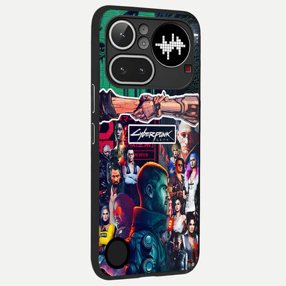  CYBERPUNK Legacy back cover For Nothing Phone 4A Pro slim fit glass case with vibrant aesthetic design