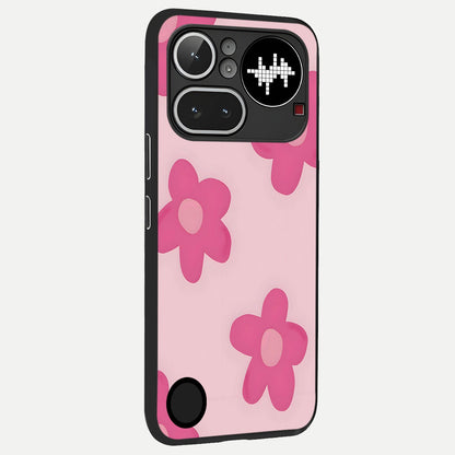  Candy Bloom Dreams back cover For Nothing Phone 4A Pro slim fit glass case with vibrant aesthetic design