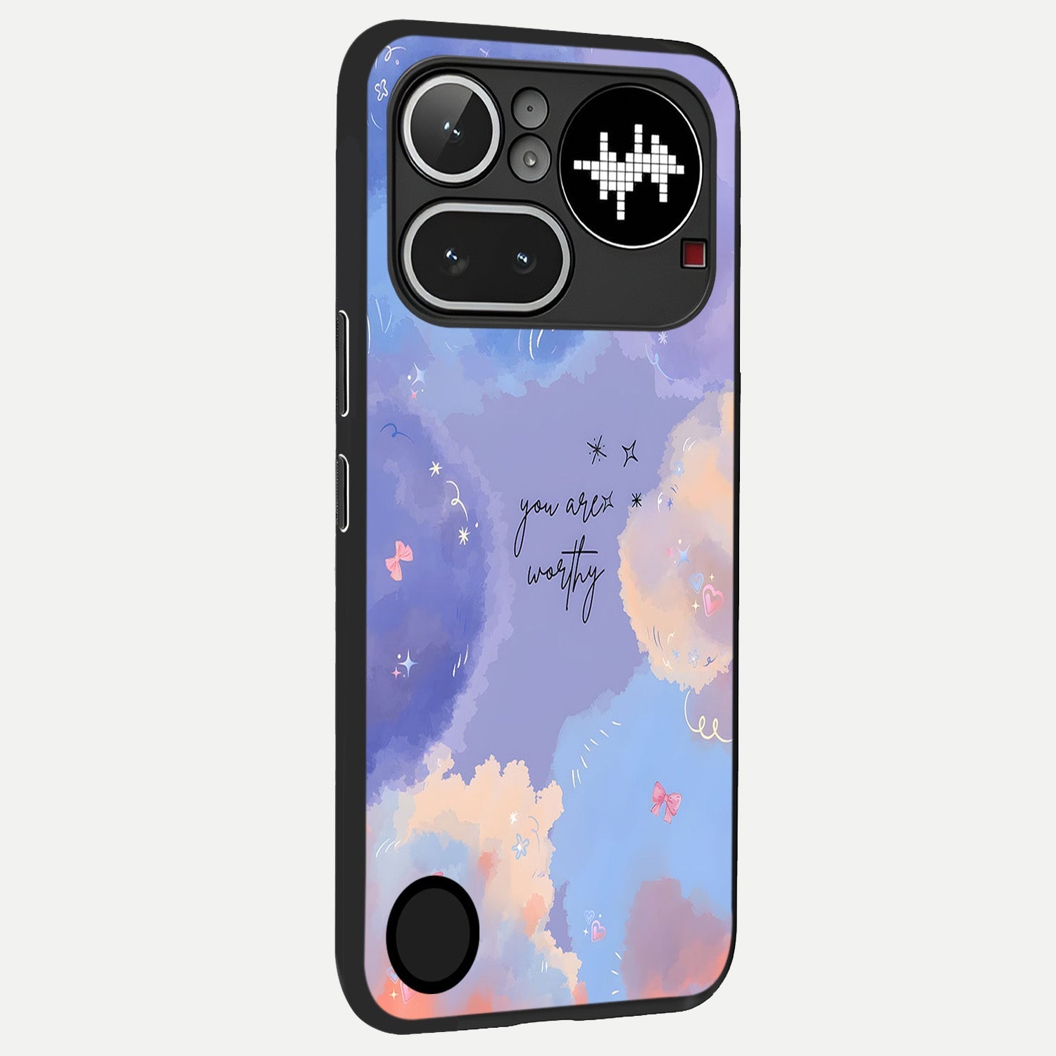  Celestial Cloud Magic back cover For Nothing Phone 4A Pro slim fit glass case with vibrant aesthetic design