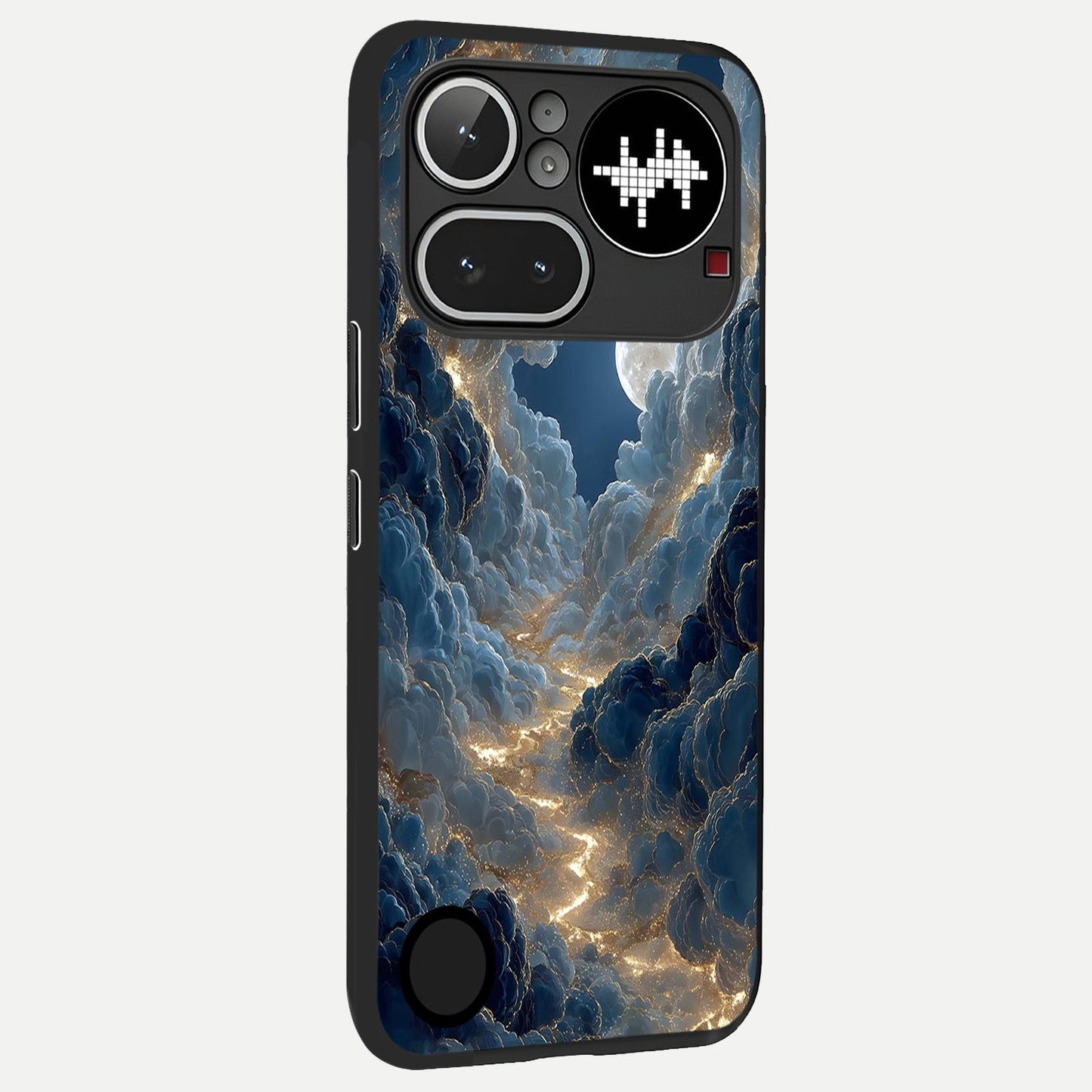  Celestial Cloud Road back cover For Nothing Phone 4A Pro slim fit glass case with vibrant aesthetic design