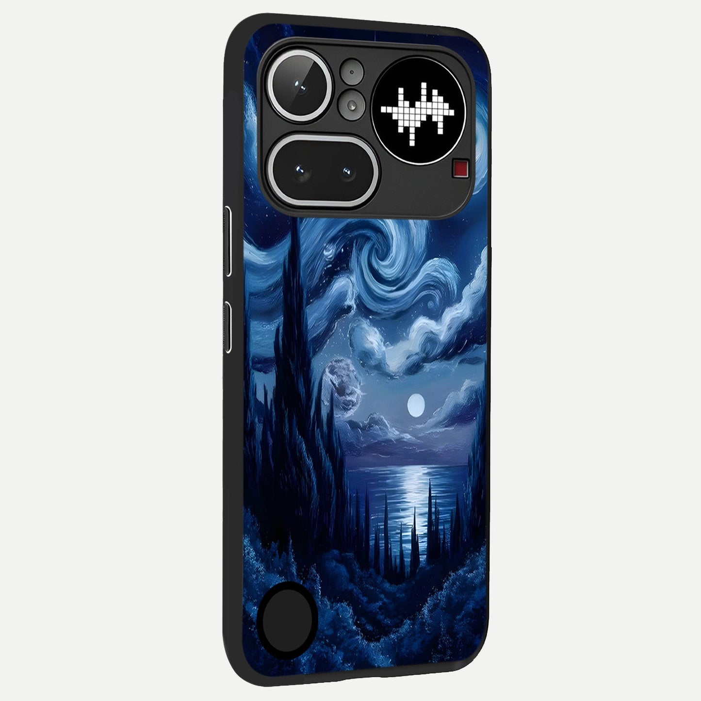  Celestial Dream Van Gogh back cover For Nothing Phone 4A Pro slim fit glass case with vibrant aesthetic design