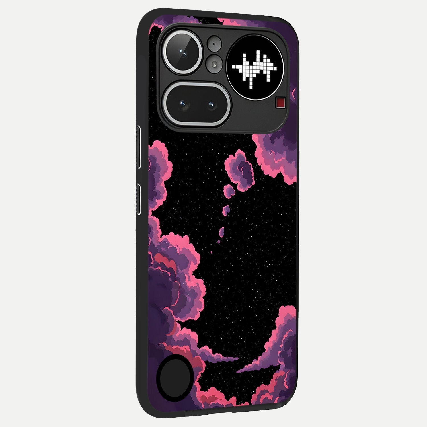  Cosmic Cloud Journey back cover For Nothing Phone 4A Pro slim fit glass case with vibrant aesthetic design