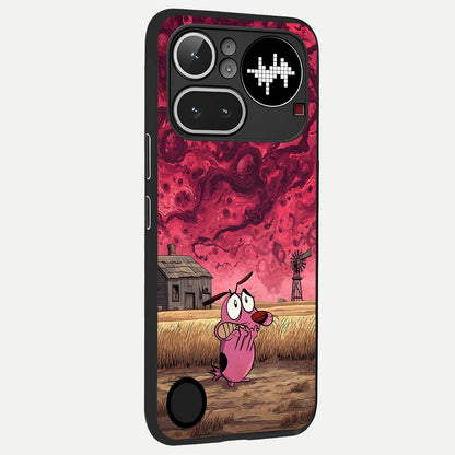  Courage Under Sky back cover For Nothing Phone 4A Pro slim fit glass case with vibrant aesthetic design