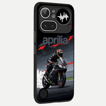  Dark Aprilla back cover For Nothing Phone 4A Pro slim fit glass case with vibrant aesthetic design