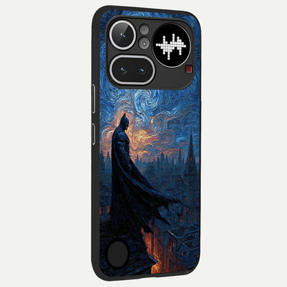  Dark Knight Dusk back cover For Nothing Phone 4A Pro slim fit glass case with vibrant aesthetic design
