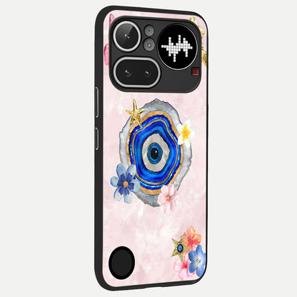  Divine Aura Bloom back cover For Nothing Phone 4A Pro slim fit glass case with vibrant aesthetic design