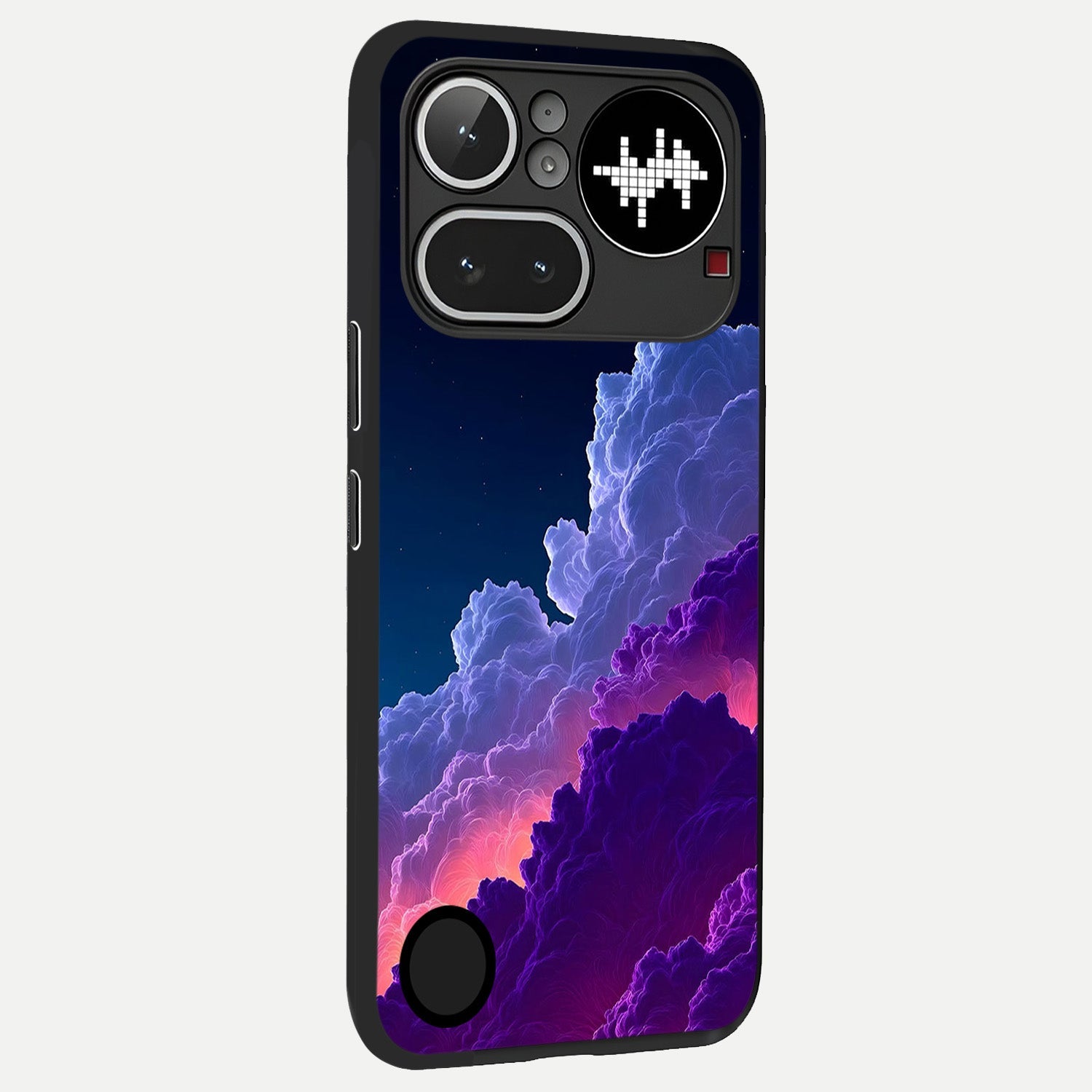  Dreamy Cloud Skies back cover For Nothing Phone 4A Pro slim fit glass case with vibrant aesthetic design