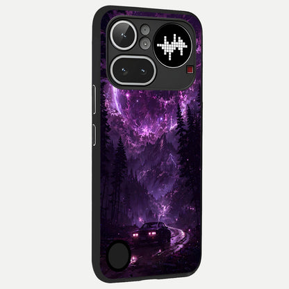  Eternal Cosmic Drive back cover For Nothing Phone 4A Pro slim fit glass case with vibrant aesthetic design