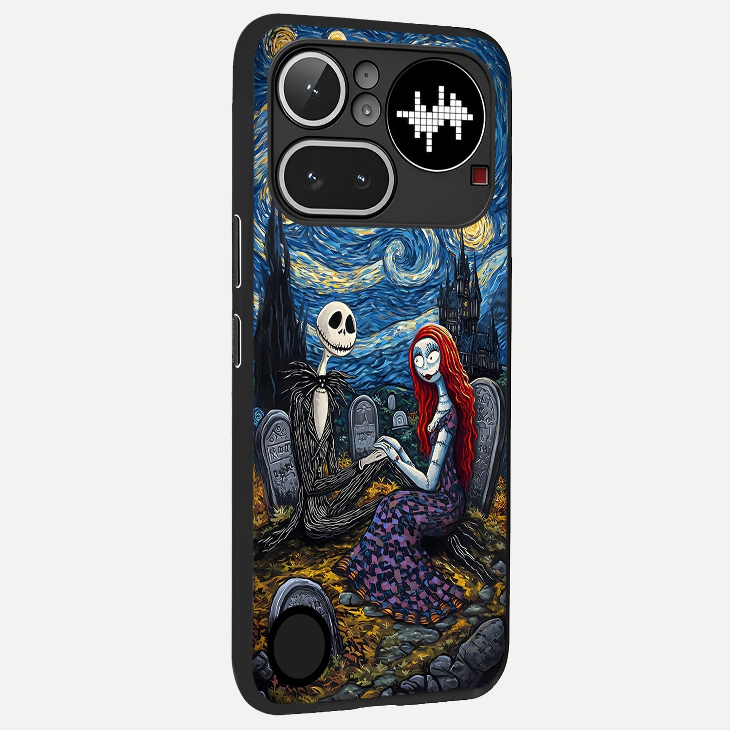  Eternal Night Love back cover For Nothing Phone 4A Pro slim fit glass case with vibrant aesthetic design