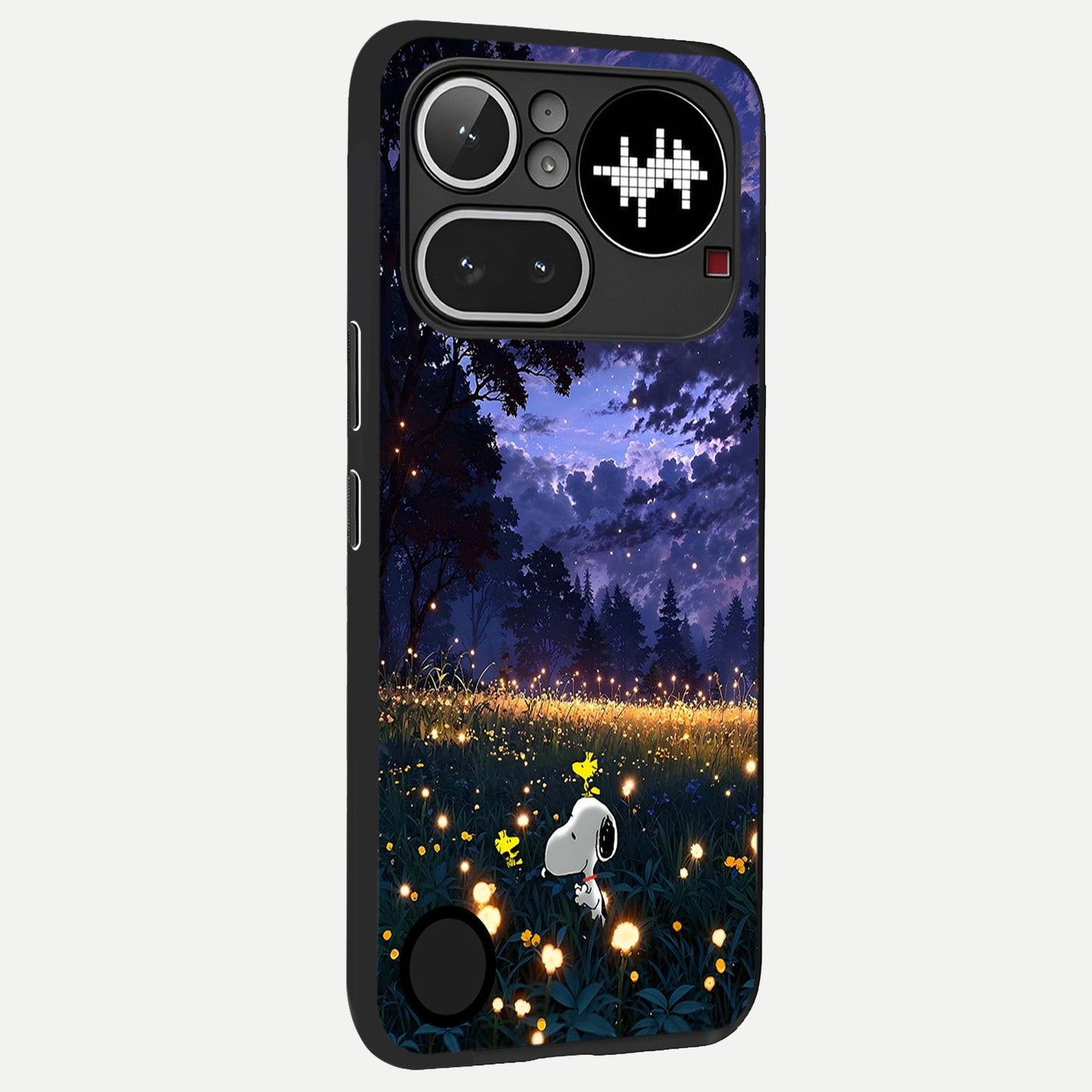  Firefly Meadow Magic back cover For Nothing Phone 4A Pro slim fit glass case with vibrant aesthetic design