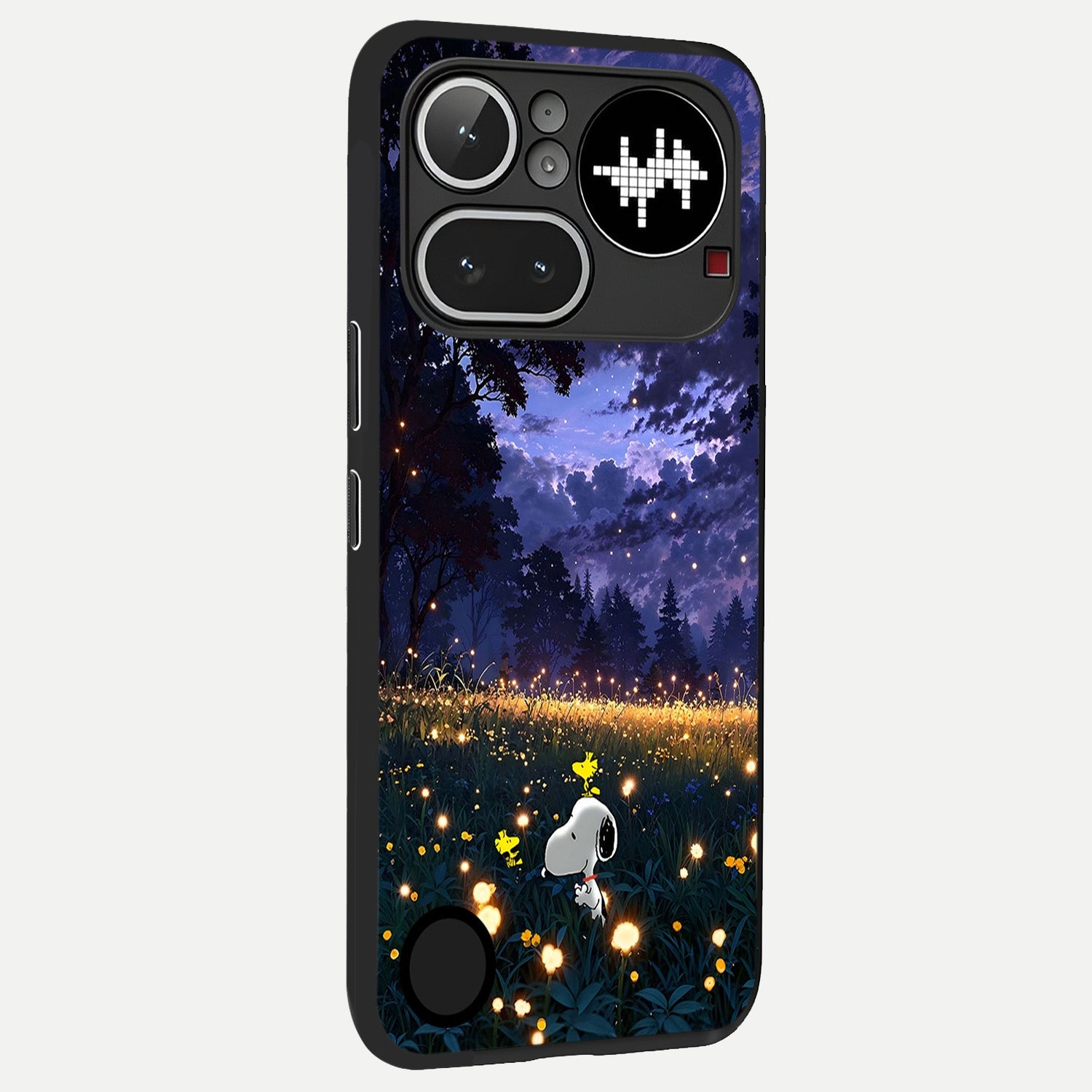  Firefly Meadow Magic back cover For Nothing Phone 4A Pro slim fit glass case with vibrant aesthetic design