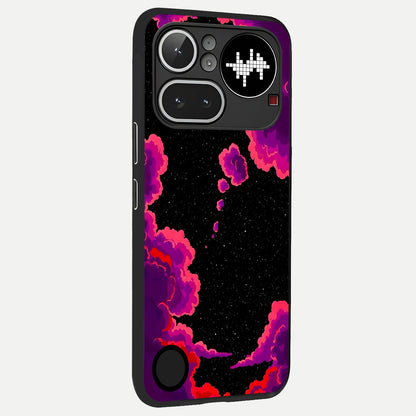  Galaxy Dream Frame back cover For Nothing Phone 4A Pro slim fit glass case with vibrant aesthetic design