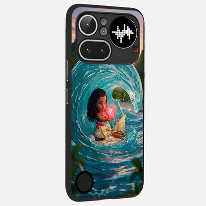  Heart of Ocean back cover For Nothing Phone 4A Pro slim fit glass case with vibrant aesthetic design