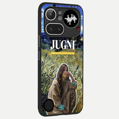  Jugni Soul Vibes back cover For Nothing Phone 4A Pro slim fit glass case with vibrant aesthetic design