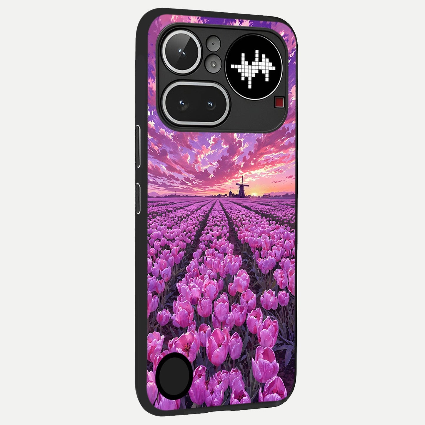  Lavender Dream Skies back cover For Nothing Phone 4A Pro slim fit glass case with vibrant aesthetic design