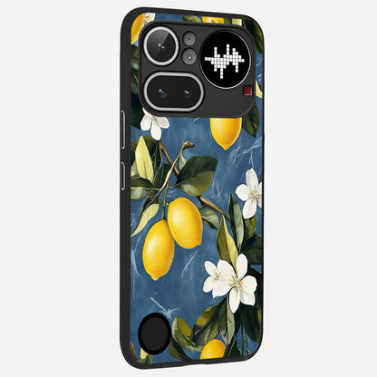  Lemon Dream Garden back cover For Nothing Phone 4A Pro slim fit glass case with vibrant aesthetic design